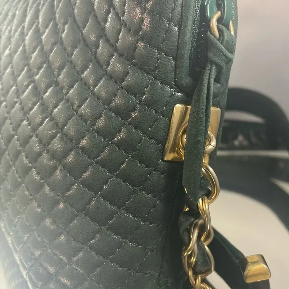 Bally Quilted Lambskin Handbag With Gold B Logo “Host Pick” - Picture 13 of 16